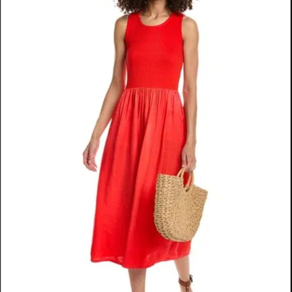 BNWT - SUNDRY MIXED MEDIA TANK COTTON DRESS - Picture 1 of 7